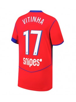 Paris Saint-Germain Vitinha #17 Rezervni Dres 2025-26 Kratak Rukavima Paris Saint-Germain Vitinha #17 Rezervni Dres 2025-26 Kratak Rukavima